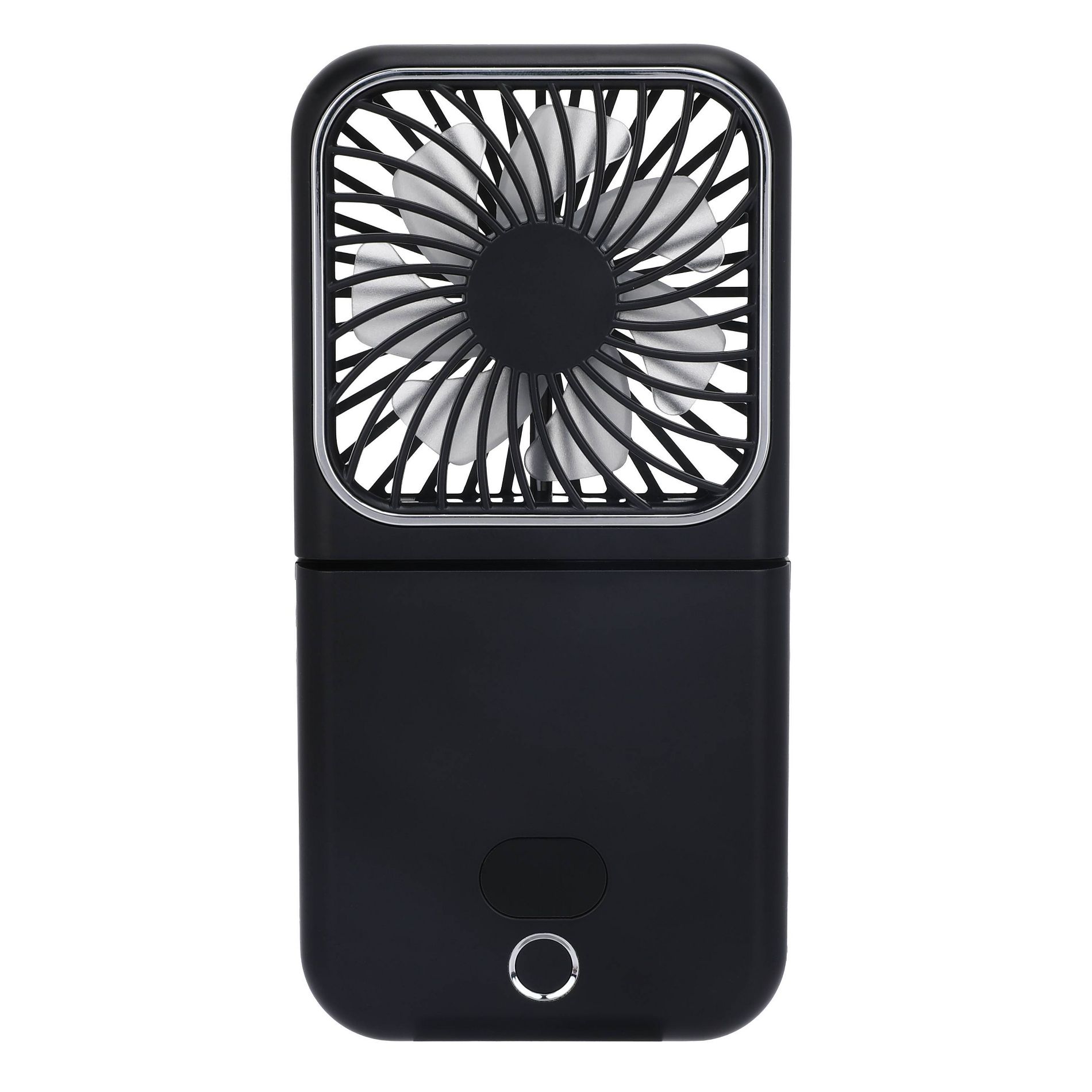 iJoy Folding Fan And 2500mAh Power Bank With Phone Stand