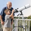 SUGIFT Telescope, 80mm Aperture 500mm Portable Refractor Telescopes for Astronomy Beginners with Phone Adapter & Carry Bag - 2 of 4