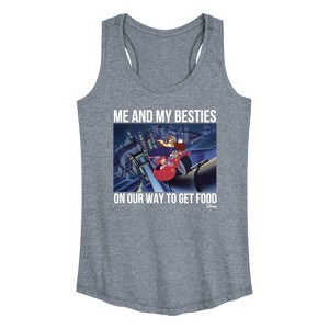 Women's - Disney - Darkwing Duck Graphic Racerback Tank - 1 of 4