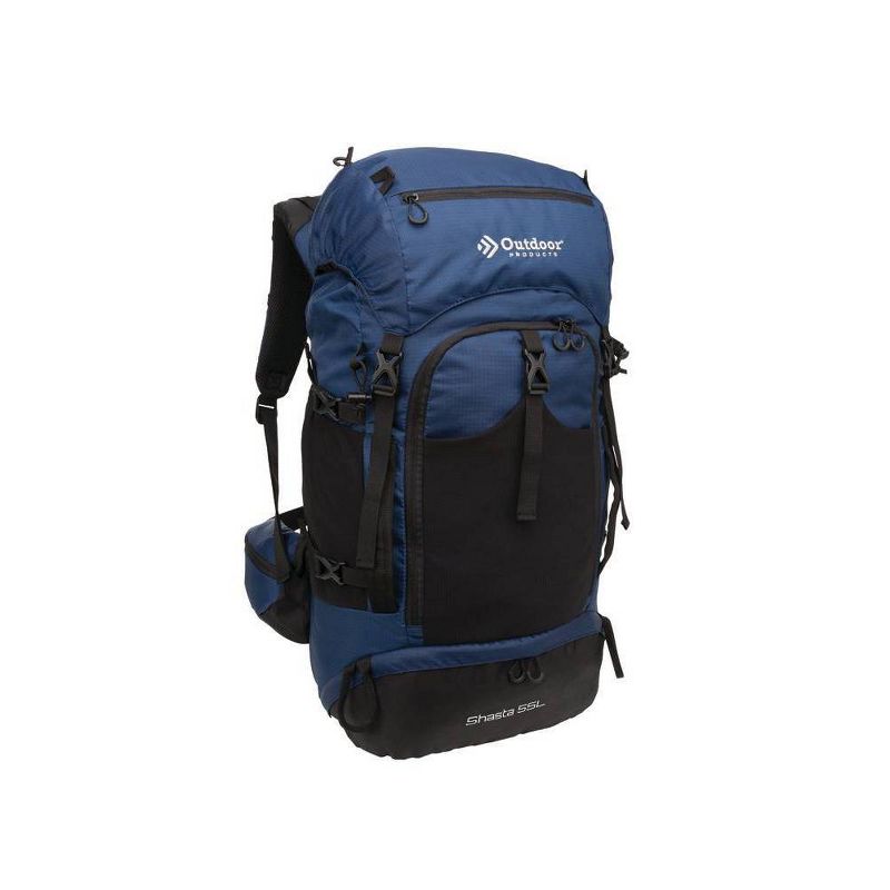 Outdoor Products Shasta 55L Technical Frame Backpack - Navy Blue, 1 of 14