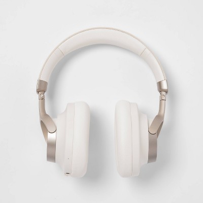 Active Noise Cancelling Bluetooth Wireless Over-Ear Headphones - heyday&#8482; White