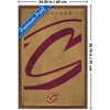 Trends International NBA Cleveland Cavaliers - Logo 25 Framed Wall Poster Prints - 3 of 4