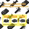 Itopfox 45PCS Universal Engine Under Cover Splash Shield Guard Body Bolts Bumper Fender Liner Push Retainer Fastener Rivet Clips for Most Vehicles - 3 of 4