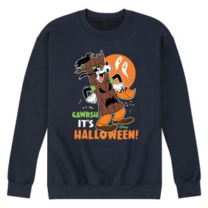 Men's - Disney - Goofy Gawrsh It's Halloween Graphic Fleece Sweatshirt - 1 of 4