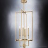 Urban Ambiance Luxury Contemporary Chandelier 31.375''H x 15''W,  Olde Brass Finish,  Parkes Collection, UHP4245 - 4 of 4