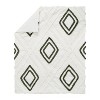 Sweet Jojo Designs 6p Boy, Girl, Unisex/Gender Neutral Crib Bedding + BreathableBaby Breathable Mesh Liner Pad Diamond Tuft Hunter Green and Ivory - 4 of 4