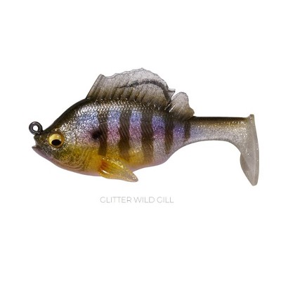 Megabass Sleepergill 3.2" 3/4oz Swimbait, Glitter Wild Gill