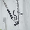 BWE Commercial Restaurant Pull-Down Double Handle Countertop Pre-Rinse Spray Utility Kitchen Faucet - 4 of 4