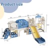 Infurnic Baby Activity Gyms, Baby Play Space with Slideand and Basket Set, for a Gift Comprising Baby's Needs, Multicolored, 102.1"*25.6"*44.5" - 4 of 4