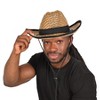 Beistle Western Cowboy Hat w/Black Trim & Band, (1/Pkg) Multicolored - 2 of 4