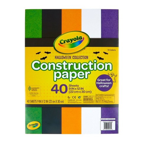 Crayola Halloween Construction Paper Target