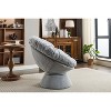 NicBex Oversized Accent Chair,Swivel Barrel Chair,Papasan Chair,Modern Upholstered Swivel Chairs for Living Room - 4 of 4