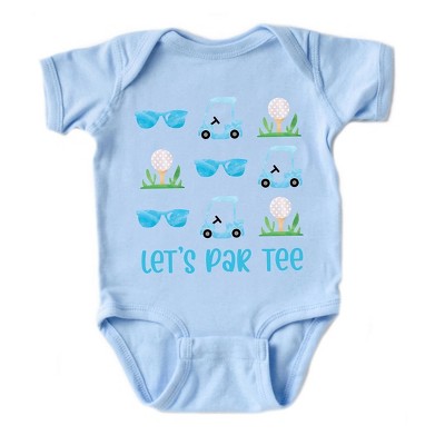 The Juniper Shop Let's Par Tee Sunglasses Baby Bodysuit