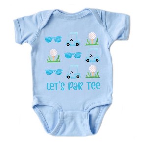 The Juniper Shop Let's Par Tee Sunglasses Baby Bodysuit - 1 of 3