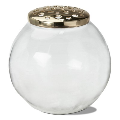 tagltd Flower Frog Orb Vase Large