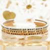 Mantra Jewelry - Be Fearless In The Pursuit Of What Sets Your Soul On Fire - 4 of 4