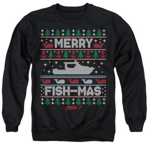Men's Boston Whaler Christmas On A Whaler Crewneck Sweatshirt - 1 of 4