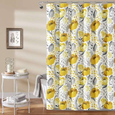 Poppy Garden Shower Curtain - Lush Décor