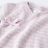 Baby Girls' 2pc Striped Chenille Wrap Top and Pants Set - Cloud Island™ Purple - 3 of 4