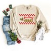Simply Sage Market Women's Graphic Sweatshirt Feeling Jolly Checkered - 3 of 4
