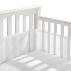 BreathableBaby Mesh Crib Liner, Classic Collection, White