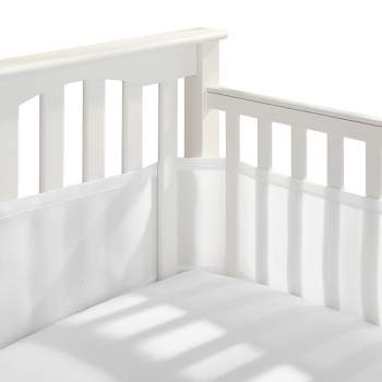 BreathableBaby Breathable Mesh Crib Liner - Classic Collection - White