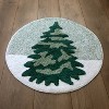 SKL Home Winter Pines Bath Rug Green - 2 of 3