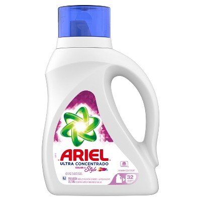 Ariel Ultra Concentrated Color & Style Liquid Laundry Detergent, 46 fl oz 32 loads