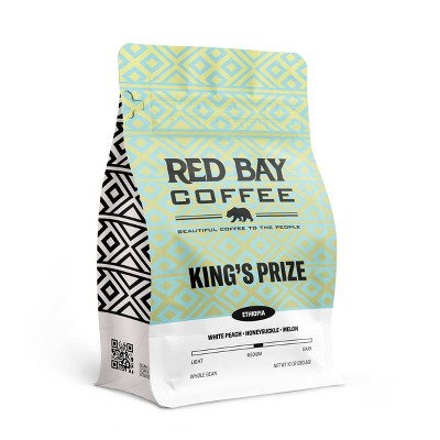 Red Bay Coffee King's Prize Medium Roast Whole Bean Coffee - 10oz