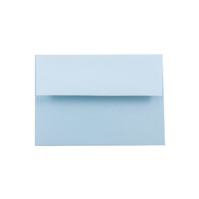 JAM Paper A6 Invitation Envelopes 4.75 x 6.5 Baby Blue 155626