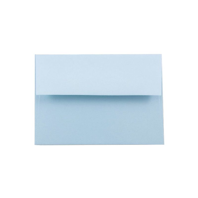 JAM Paper A2 Invitation Envelopes 4.375 x 5.75 Baby Blue 155624I, 1 of 5