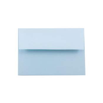 JAM Paper A2 Invitation Envelopes 4.375 x 5.75 Baby Blue 155624I