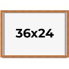 PosterPalooza | Flat Brown Picture Frame - UV Acrylic, Backing Board, Hanging Hardware Included - 2 of 4