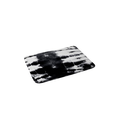 Alison Janssen Shibori Bath Mat Black - Deny Designs