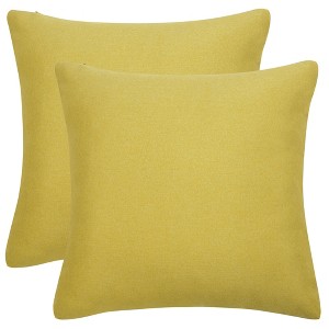 PiccoCasa Waterproof Decors Cushion Sofa Throw Pillow Covers 2 Pcs - 1 of 4