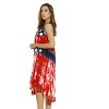 Riviera Sun Women's American Flag Caftan Swimsuit Cover Up – Lightweight Beach Dress - 2 of 2
