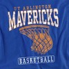University Of Texas At Arlington Basketball Hoop Adult T-Shirt Royal Blue - 2 of 4