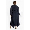 Women's Plus Size Yasmin Maxi Dress - navy | CITY CHIC - 2 of 4