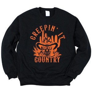 Simply Sage Market Women's Graphic Sweatshirt Creepin' It Country - 1 of 2