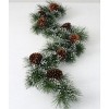 Sullivans Artificial Pine and Cone Garland 72"L Green - 3 of 3