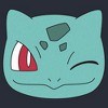 Juniors Womens Pokemon Bulbasaur Wink Face Festival Muscle Tee - 2 of 4