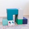 ECR4Kids SoftZone Brainy Soft Foam Blocks, Soma Cube Puzzle, (7-Piece Set) - 3 of 4