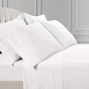 Home Boutique Aria Dots Cotton Sheet Set - White - 6 Pieces, Queen