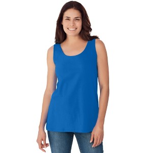 Woman Within Plus Size Scoopneck Tank - 1 of 4
