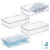 iDesign Stackable Hinged-Lid Pantry Storage Box - Set of 4 - Clear - 2 of 4