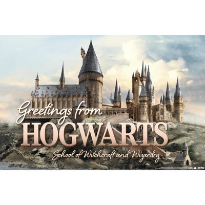 Harry Potter - Hogwarts Crest Framed Poster Trends International : Target