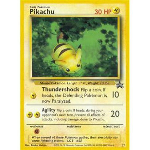 Pokemon Promo Cards Wotc Promo Pikachu 27