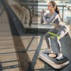 VisioGear Vibration Plate Fitness Platform, Shaking Workout Board, Weight Loss Equipment for Men and Women, Gold & Black, 20.5"*14.2"*4.5" - 2 of 4