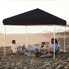 GustoWave 10x10 Pop Up Canopy with 1 Sidewall for Deck, Garden - 2 of 4