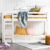 Twin Over Twin Wood Detachable Slat Bunk Bed - Saracina Home - image 2 of 4